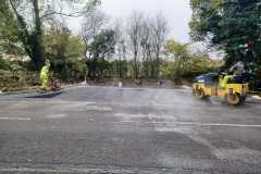 Wearing course rolled for new site entrance