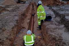 Air testing drainage