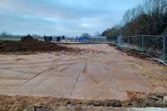 Work to create site car parking