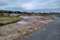 Dig for exit road